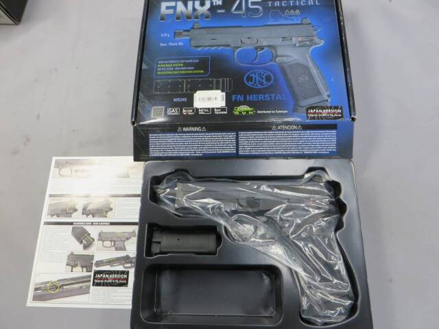 【CyberGun】FNX-45 タクティカル ブラック メタルスライド