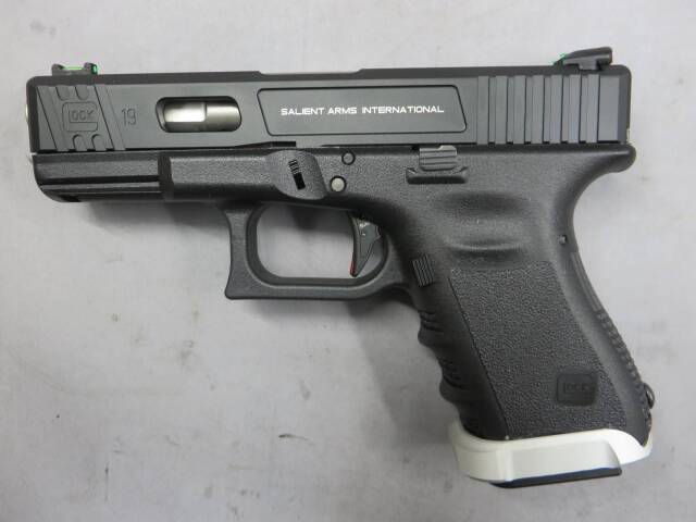 【東京マルイ】グロック19・SAIメタルスライド・リアル刻印フレーム他カスタム G19・Glock19