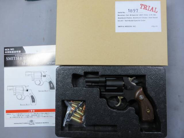 【タナカ】S&W .38 Chief Special Airweight “Baby Aircrewman” HW Ver.2  モデルガン