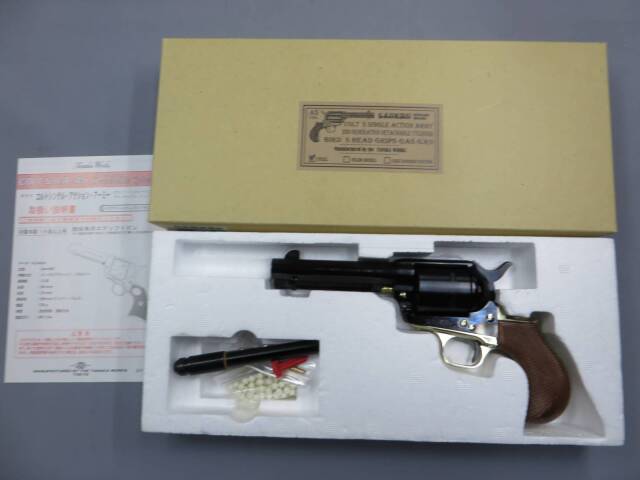 【タナカ】コルトSAA.45 2nd Gen D.C. 4in バードヘッド スチールフィニッシュ