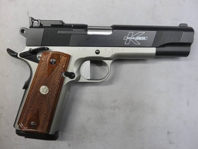 【ウエスタンアームズ】S&W SW1911 DK・ダグケニック・アルモント 木製グリップ