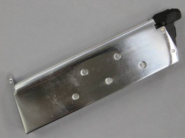 【東京マルイ】ガバメント用 クロームステンレス スペアマガジン