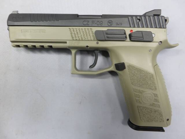 KJワークス】CZ P-09 Duty フレームTAN