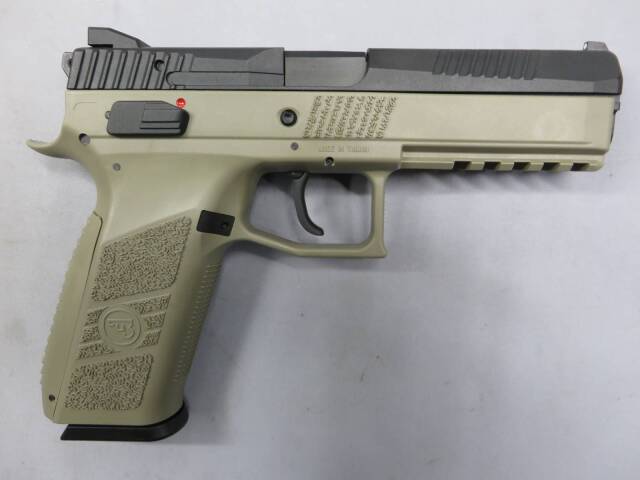 【KJワークス】CZ P-09 Duty フレームTAN