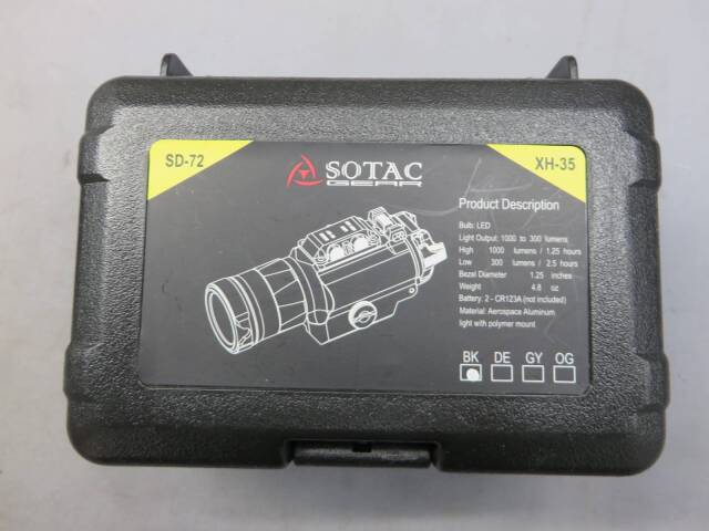 【SOTAC】XH-35 ウエポンライト