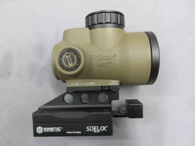 【EvolutionGear】Trijicon MROタイプ ドットサイト KINETIC SIDELOK マウント搭載