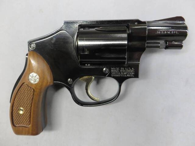 【タナカ】S&W M40 2in センチニアル スチールジュピターフィニッシュ / +Weight木製グリップ付き