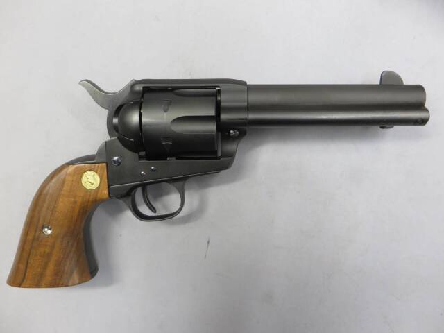 【タナカ】コルトSAA.45 D.C. 4 4/3in シビリアン HW・木製グリップ　デタッチャブル