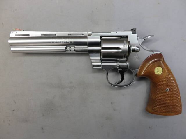 【タナカ】コルトパイソン.357mag 6in R-Model ステンレスフィニッシュ