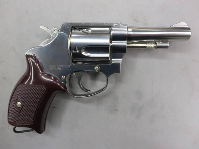 マルシン】ポリスリボルバー 6mmBB 3in シルバー Xカートリッジ