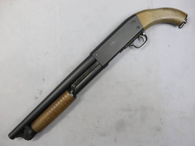 KTWイサカM37ソードオフ air soft gun KTW Ithaca M37 Featherlight Airsoft Sniper Rifle (New) - Spring