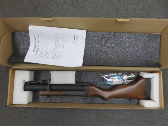【IRON Airsoft】M79 グレネードランチャー リアルウッド・G&P ガス カート