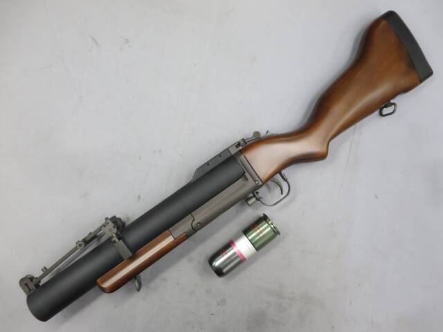【IRON Airsoft】M79 グレネードランチャー リアルウッド・G&P ガス カート