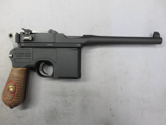 【Action】モーゼル C96 RED9 マットブラック ダミーカート　モデルガン