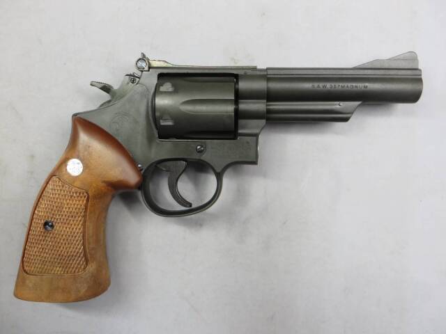 【ハートフォード】S&W M19 コンバットマグナム 4in HW ナチュラル仕様 モデルガン