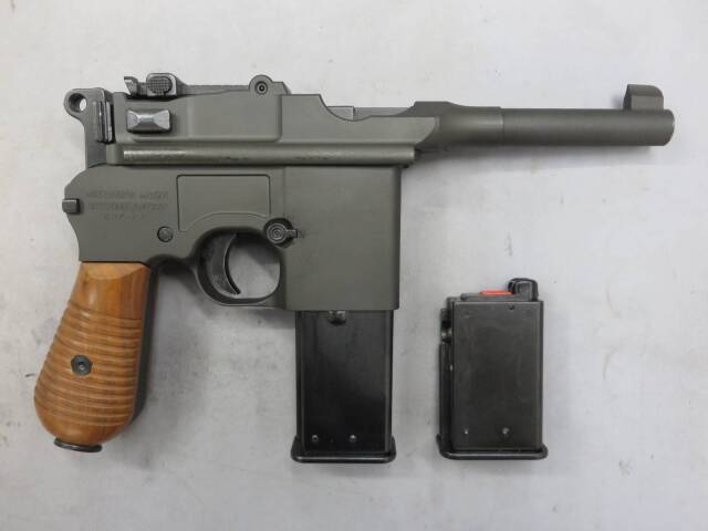【マルシン】モーゼルM712 ショートバレル HW 6ｍｍBB・ショート/ロング マガジン付