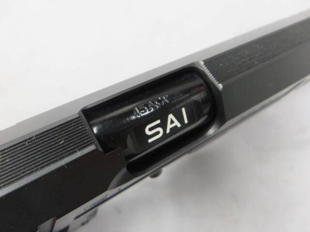 【ウエスタンアームズ】SAI 1911 5.0 黒染