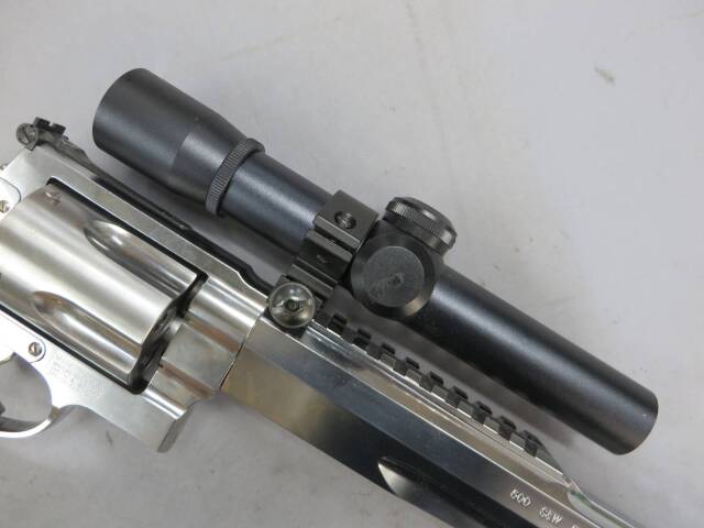 【タナカ】S&W M500・スコープ・木製ストック