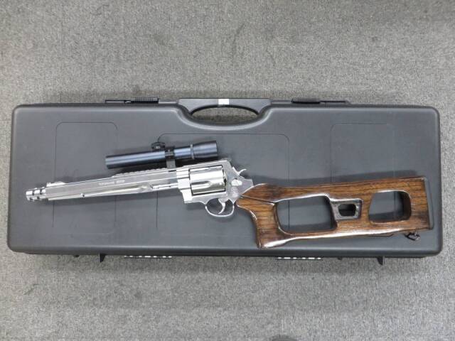 【タナカ】S&W M500・スコープ・木製ストック