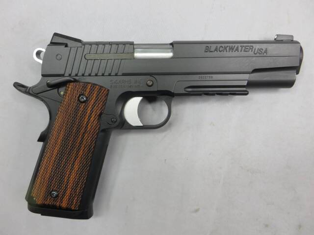 【ウエスタンアームズ】SIG SAUER 1911 ブラックウォーター
