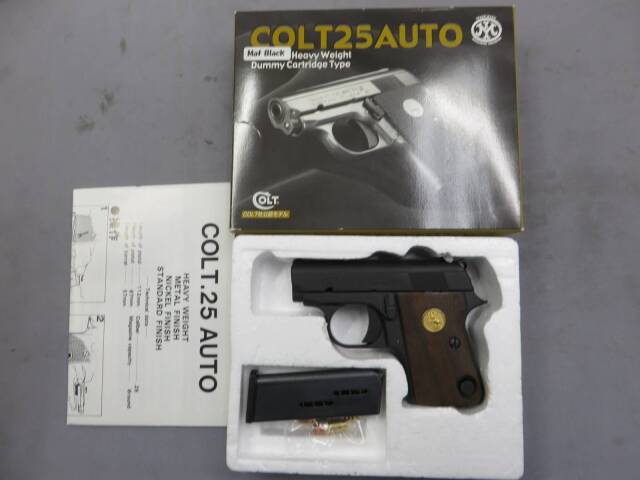 【マルシン】 コルト 25AUTO マットブラック HW モデルガン