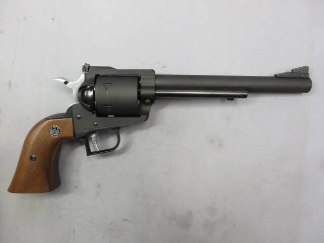 【マルシン】スーパーブラックホーク 7.5in 木製グリップ仕様 ブラックHW リアルXカートリッジ