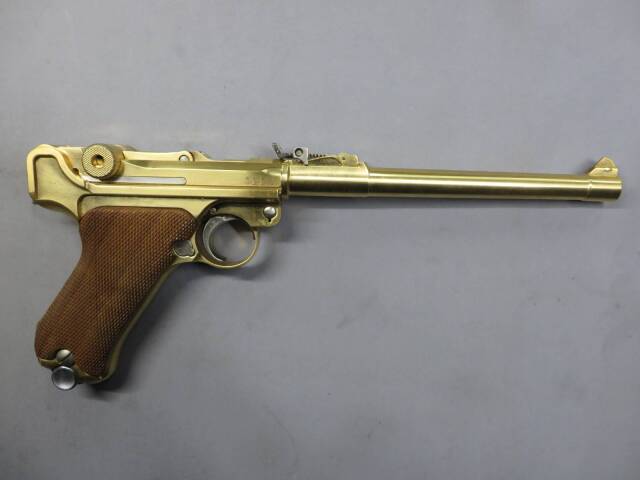 【マルシン】ルガーＰ08　8in　木製グリップ SMG・金属モデルガン