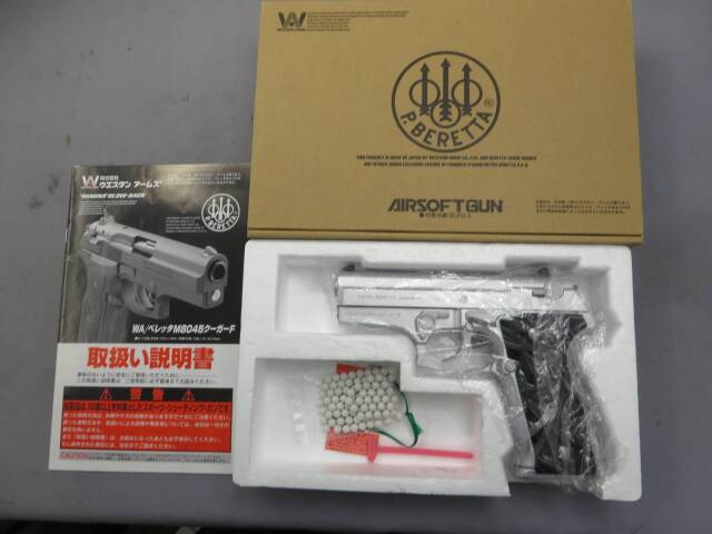 WA ウェスタンアームズ　クーガーF M8045 INOX シルバー　ガスガン ウエスタンアームズ】ベレッタM8045 クーガー INOX HW