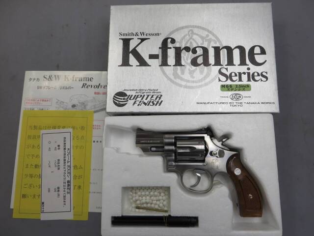 タナカ】S&W M66 2.5in ステンレス ジュピターフィニッシュ