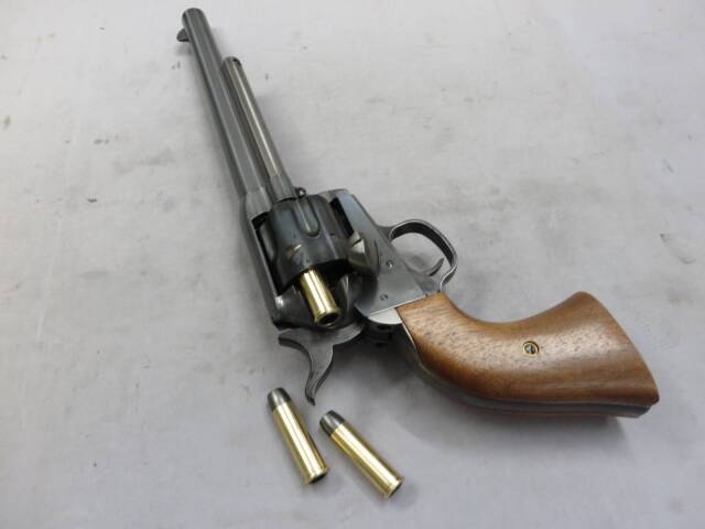 【マルシン】コルトSAA.45 カスタム キャバルリー エクセレントHW 木製グリップ仕様 Xカートリッジ