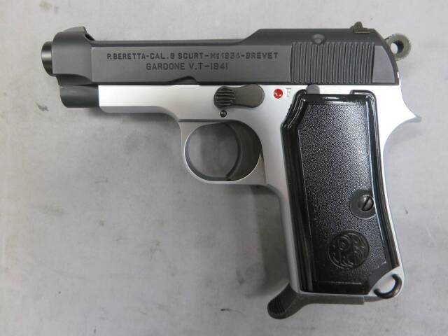 【ウエスタンアームズ】ベレッタM1934 フレームシルバー