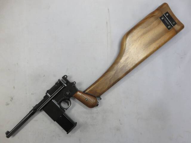 AW・ArmoreWoks】モーゼルM712 フェイクウッド ストックホルスター付き