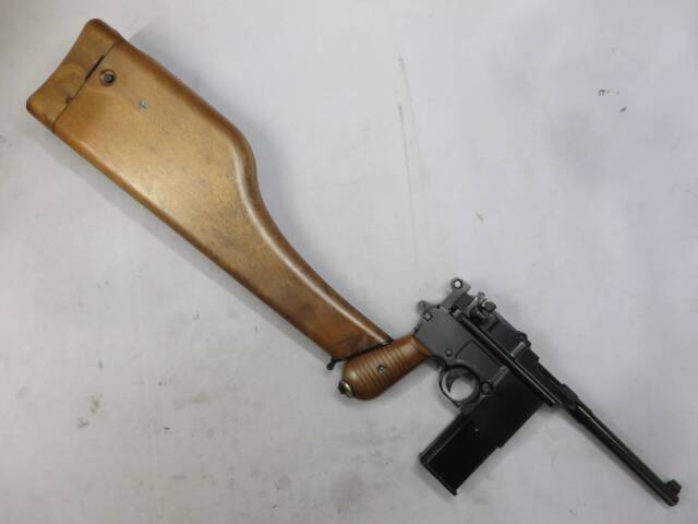 AW・ArmoreWoks】モーゼルM712 フェイクウッド ストックホルスター付き