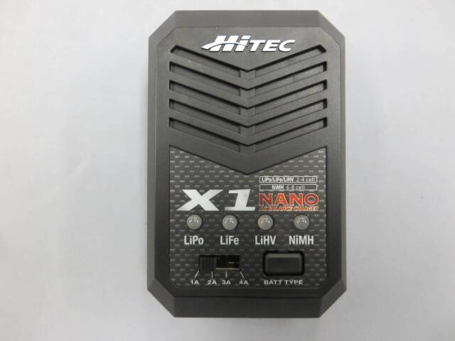 【HiTEC】X1 NANO 充電器 / BATON Lipoバッテリー