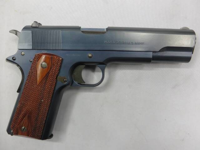 【ウエスタンアームズ】コルトM1911 ワイルドバンチ ガンブルー