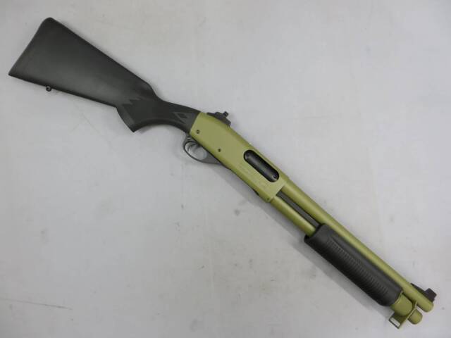 【タナカ】M870 スキャッターガン 14インチ　グリーンエフェクトカラー