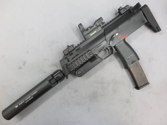 【KSC】 MP7A1 GBB・ダットサイト・QDサイレンサー