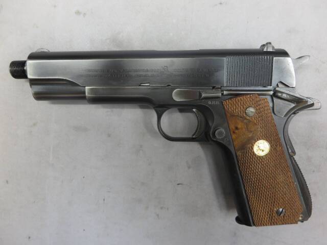 【ウエスタンアームズ】コルト M1911A1 マスタング＆サリー Ver.Cod・木製グリップ