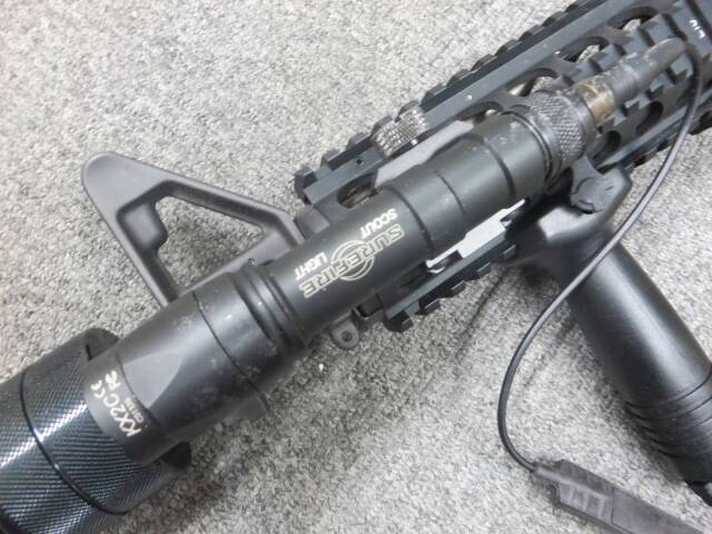 【東京マルイ】CQB-R Block1 GBB・ライト ダットサイト・サイレンサー