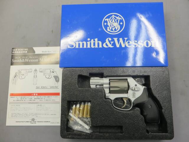 【タナカ】 S&W M360 SC スカンジウム.357マグナム 1-7/8インチ HW セラコートフィニッシュ モデルガン
