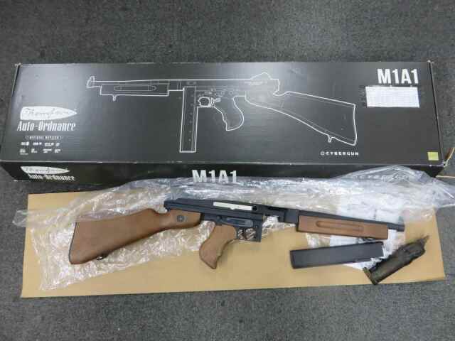 【WE/CyberGun】トンプソン M1A1 / 木製ストックセット