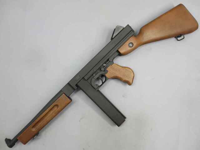 【WE/CyberGun】トンプソン M1A1 / 木製ストックセット