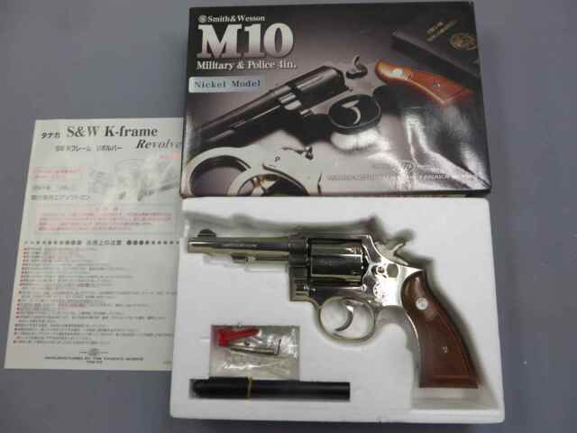 【タナカ】S&W M10 ミリタリー＆ポリス 4in ニッケル