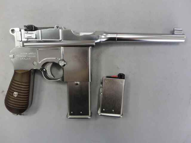 【マルシン】モーゼルM712 ノーマル シルバー 6ｍｍBB ブローバック