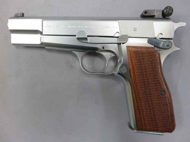 【JAC】ブローニングハイパワー MK3 ステンレス / 木製グリップ