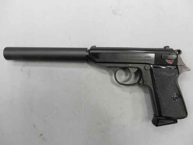 【マルゼン】ワルサー PPK/S ブラック ムービープロップシリーズ