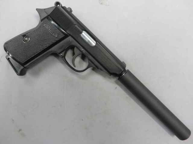 【マルゼン】ワルサー PPK/S ブラック ムービープロップシリーズ