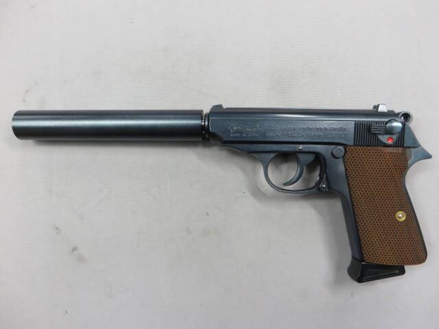 マルゼン】ワルサー ニューPPK/S サイレンサー キャロムショットカスタム マルゼン】ワルサー ニューPPK/S サイレンサー キャロムショットカスタム