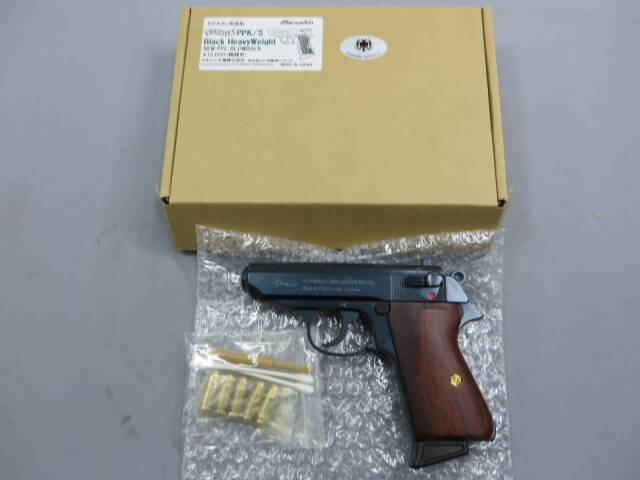 【マルシン】ワルサーPPK/S HW キャロムショットカスタム　モデルガン