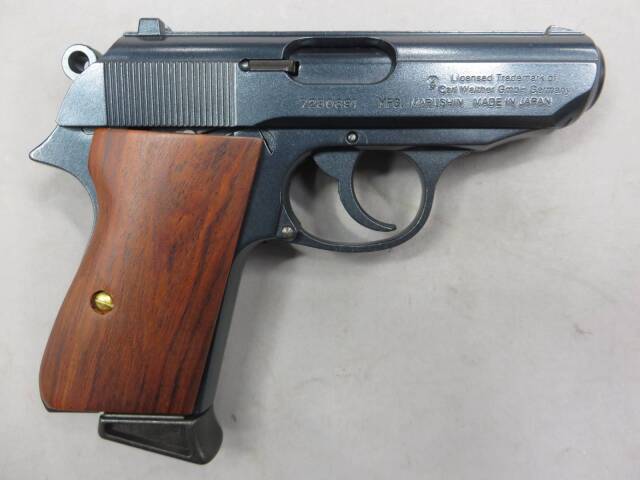 【マルシン】ワルサーPPK/S HW キャロムショットカスタム　モデルガン